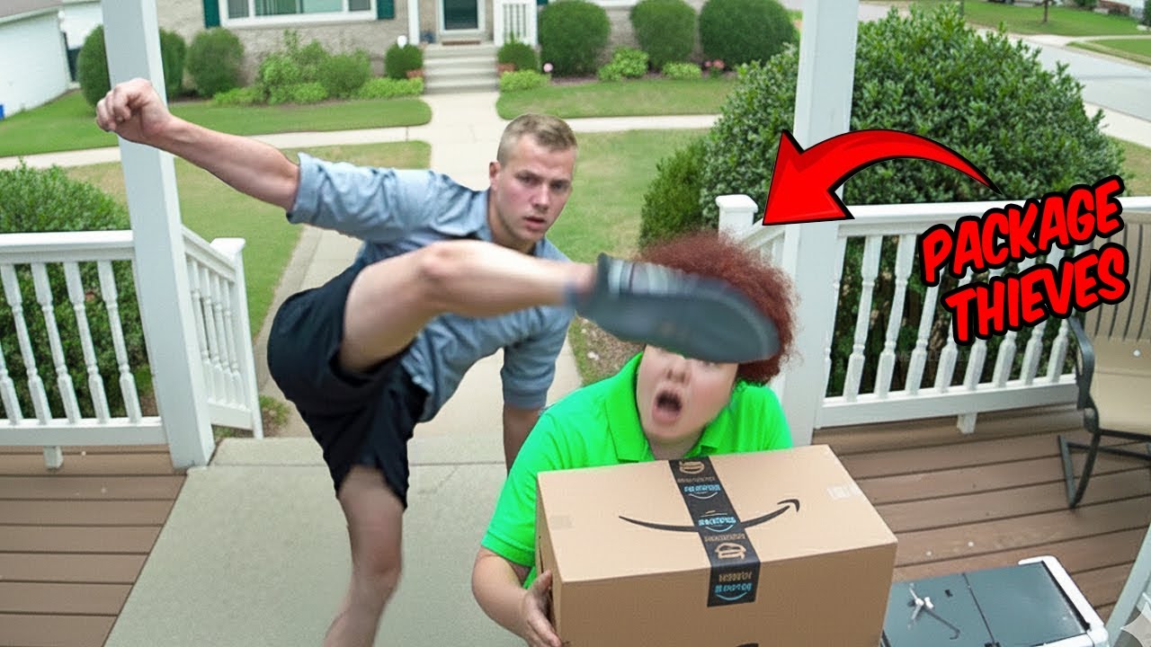 When Package Thieves Get Caught By Booby Traps | Caught On CCTV #1