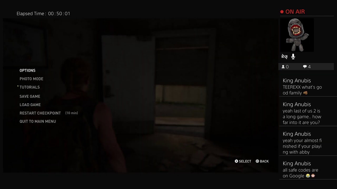 TeeRexx Gaming Live Stream The Last Of Us 2