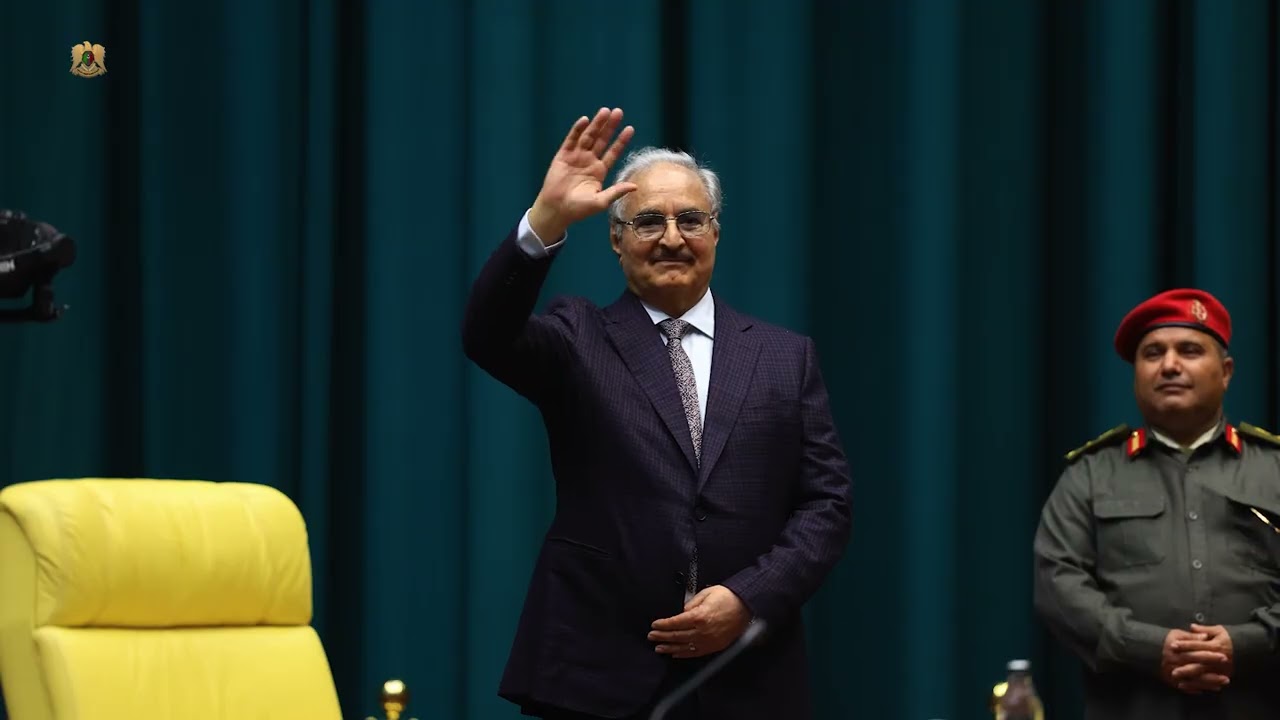 استقبال شعبي للقائد العام المشير خليفة حفتر أثناء زيارته إلى مدينة سرت