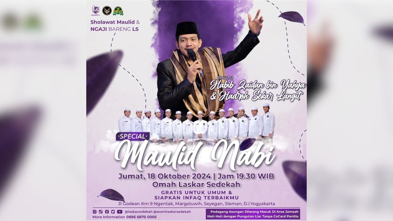 🔴OMAH LASKAR SEDEKAH SLEMAN BERSHOLAWAT