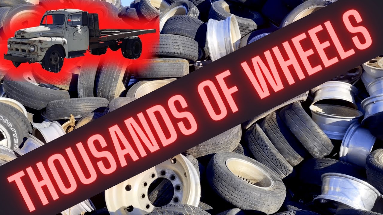 Loading HUNDREDS of aluminum wheels & I bought a 1951 Ford Truck with a FLATHEAD V8!
