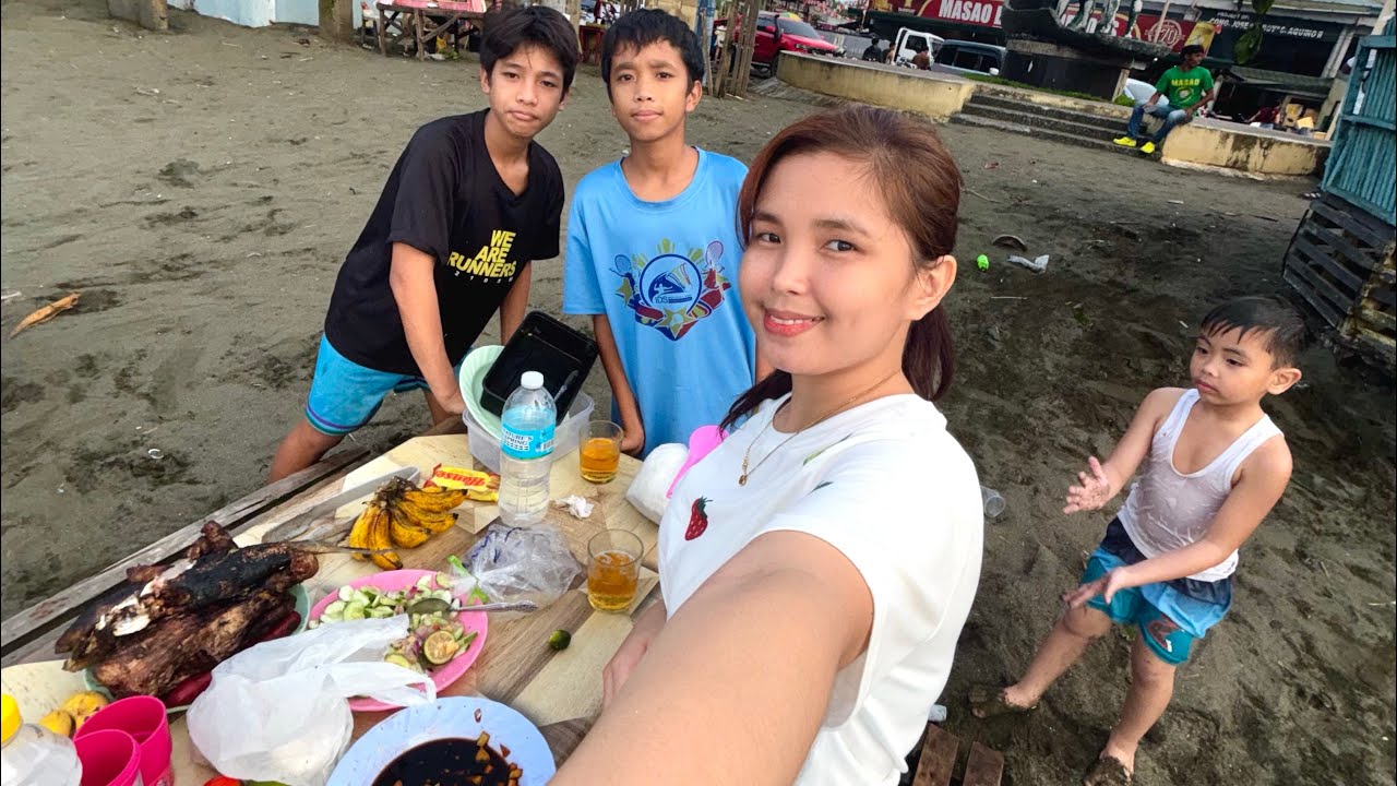 Its sunday! its family day ❤️ its beach day @Masao butuan agusan del norte 😊 #minivlog9 #beachday 