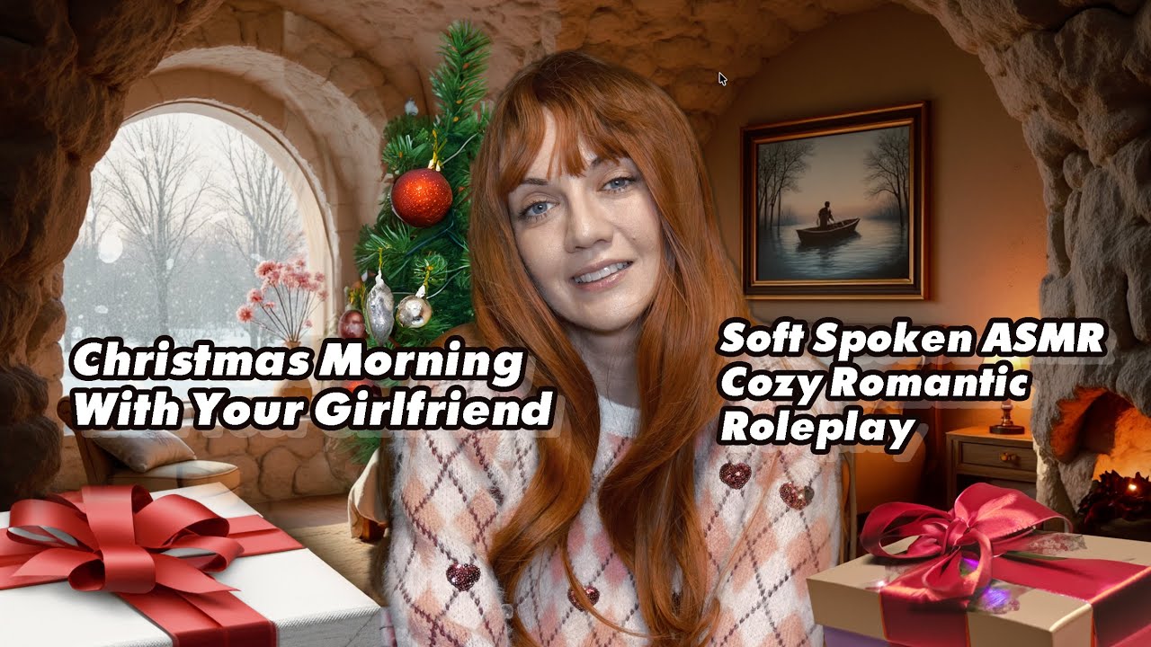Рождественское утро с вашей девушкой 🎄 Нежный ASMR-звук | Уютная романтическая ролевая игра
