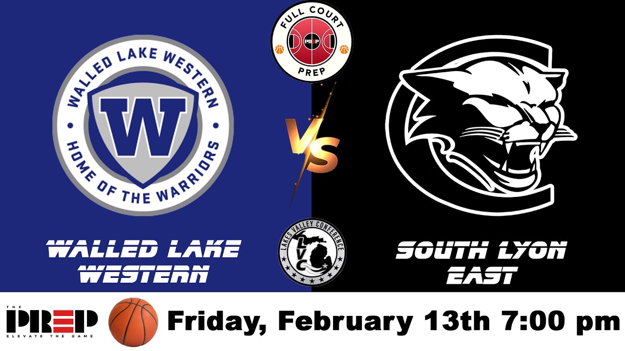 Full Court PreP || Walled Lake Western vs South Lyon East || Boy's Basketball || Full Livestream