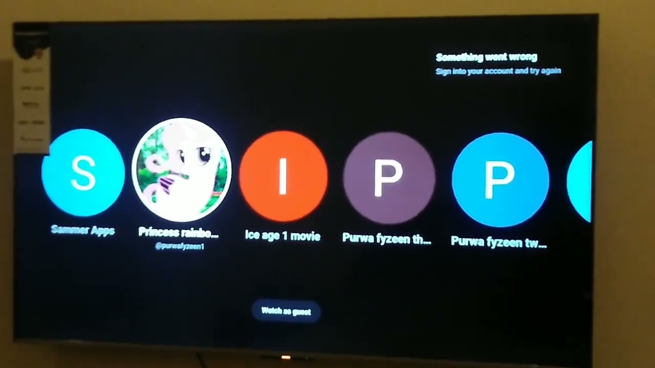Guys what is going on with youtube on both TV 🤔 