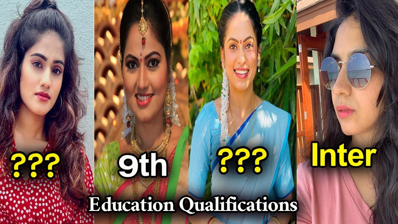 Tv Serial Actresess Education Qualifications || Premi,Varsha,Madhumitha || Madhu's Rangoli
