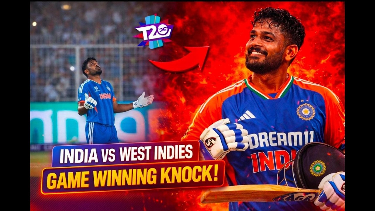 IND vs WI: Sanju Samson Silences Critics! 👑| Ice-Cool Sanju Finishes It! 🇮🇳