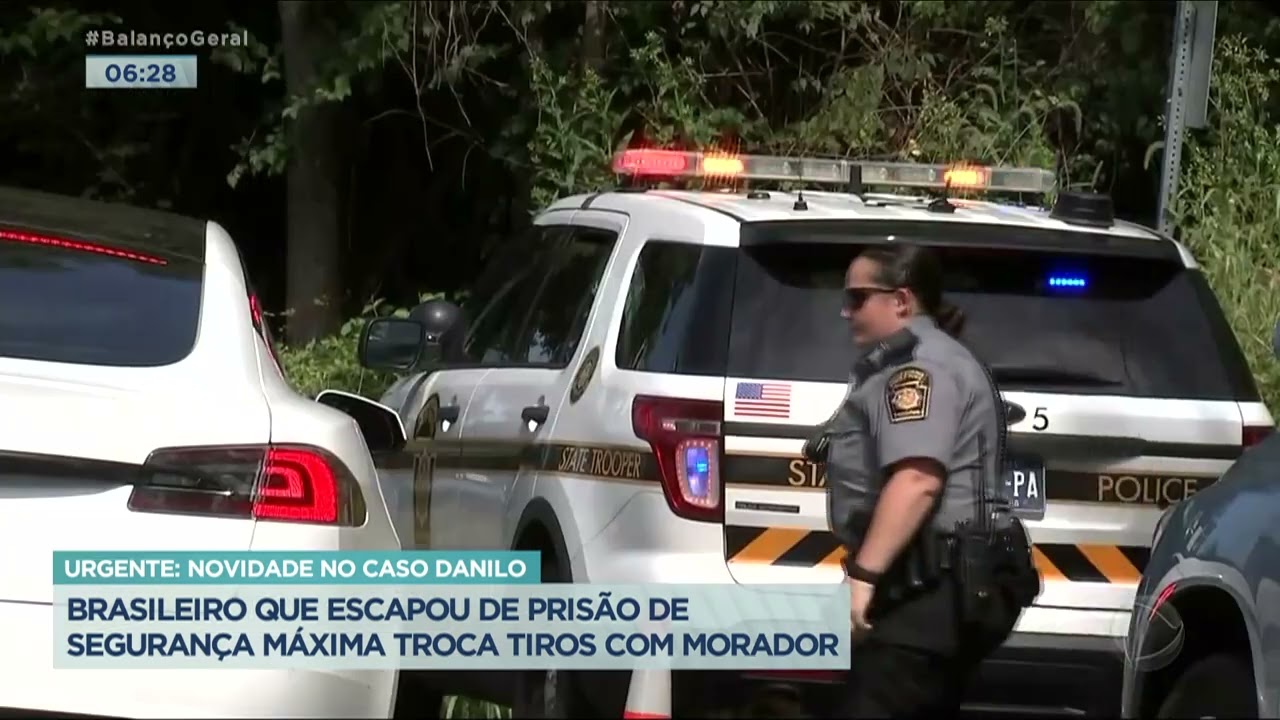 Brasileiro que fugiu de prisão nos EUA troca tiros com morador