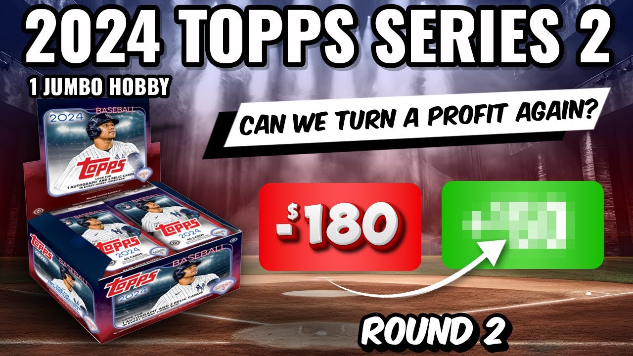 🚨PROFIT CHALLENGE🚨 1/1 ROOKIE AUTO, CASE HIT & ROOKIE SP!!!! 🔥2024 TOPPS SERIES 2 JUMBO HOBBY BOX