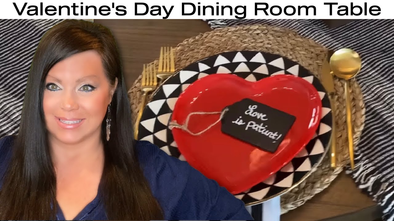 Valentine's Day Dining Room Table