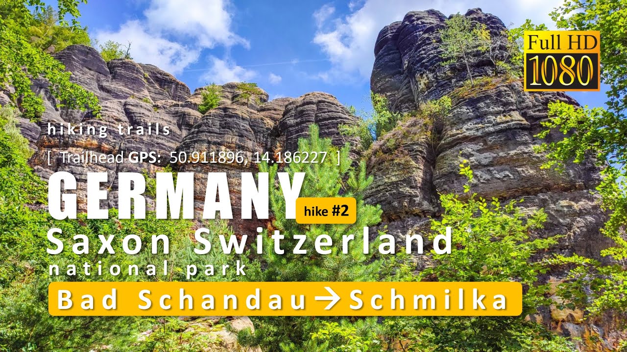 Hiking Trails - Germany, Saxon Switzerland National Park - Bad Schandau, Schrammstein, Schmilka Hike