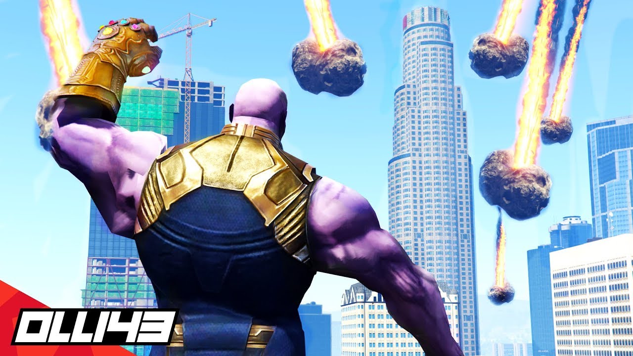 what if Thanos and his army took over Los Santos in GTA 5? (part 1)