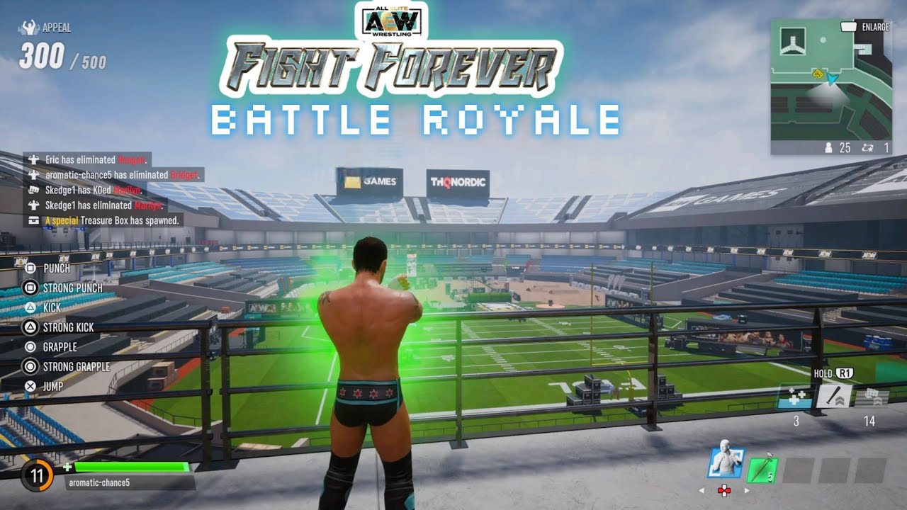 Gameplay AEW Fight Forever Stadium Stamped Battle Royale