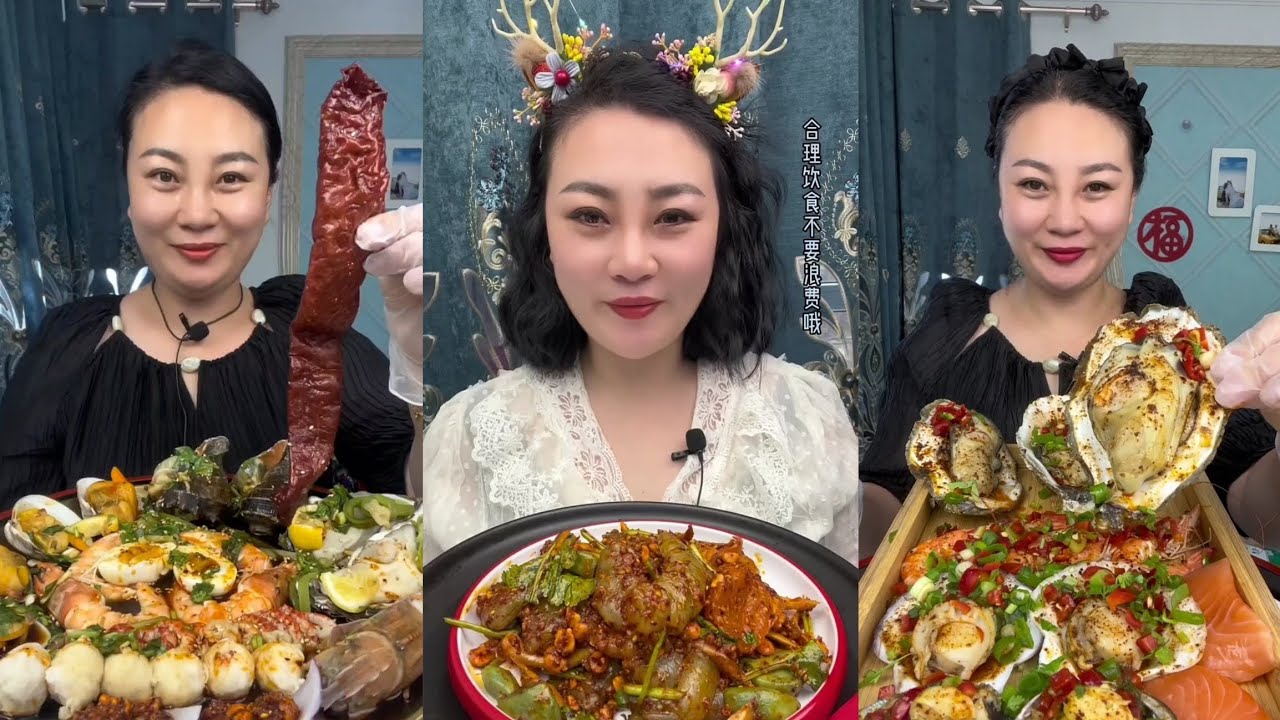 Yummy #376 Seafood 🦐, 🦪, 🐙🤤 🦐🦐. Shrimp  🦐 🦐 Oyster 🦪🦪 ...#mukbang #seafood #delicious