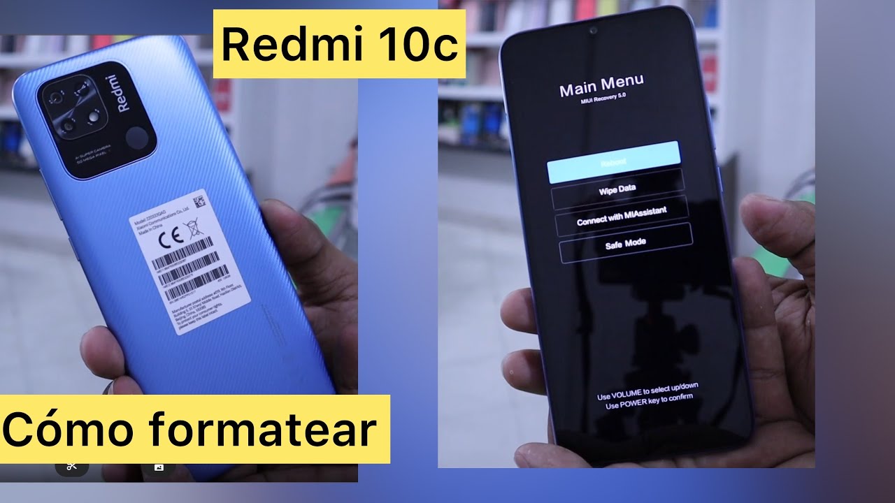 como formatear xiaomi redmi 10c [ modo recovery ] como hacer hard reset