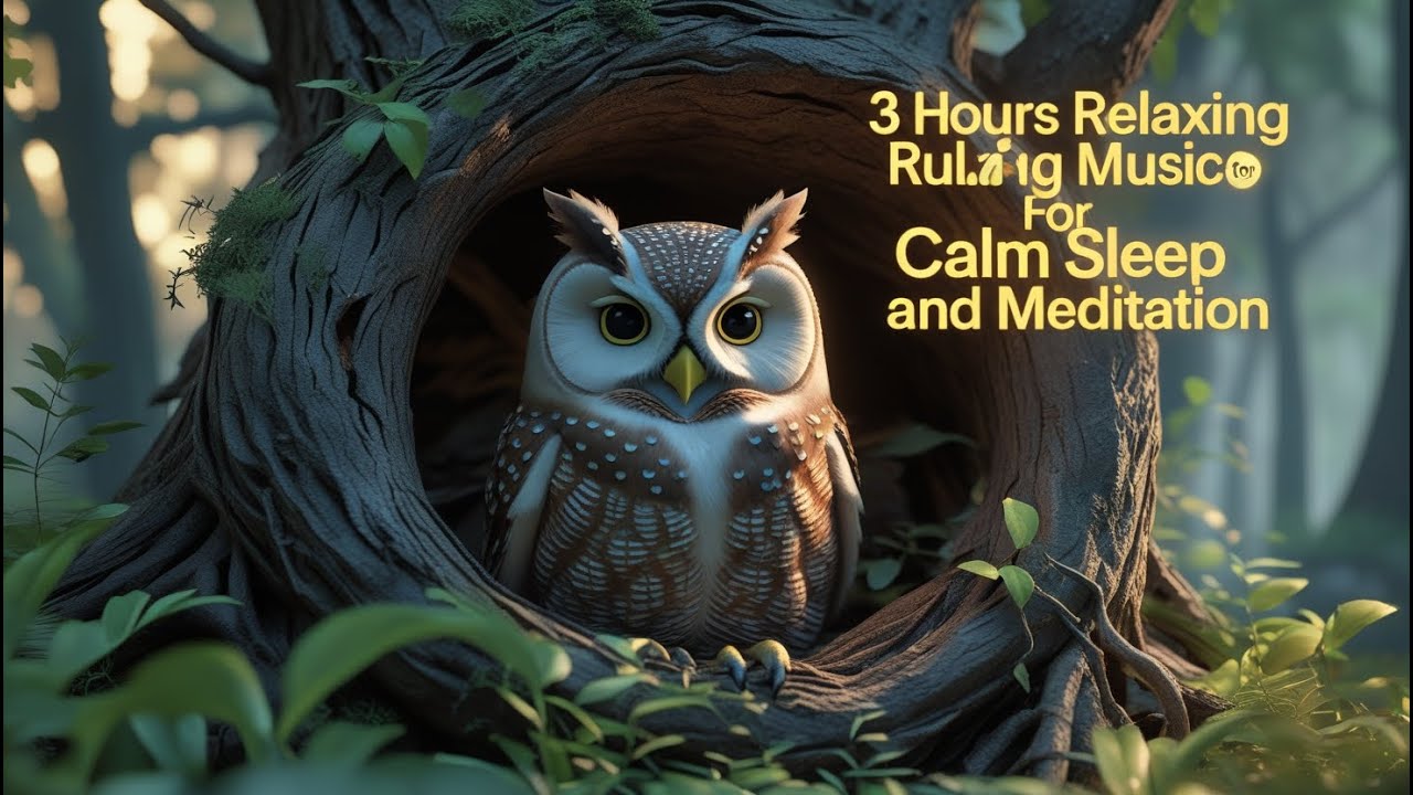 3 Hours of Cozy Owl Sleep Sounds for Deep Relaxation | Calm Nature Ambient Music