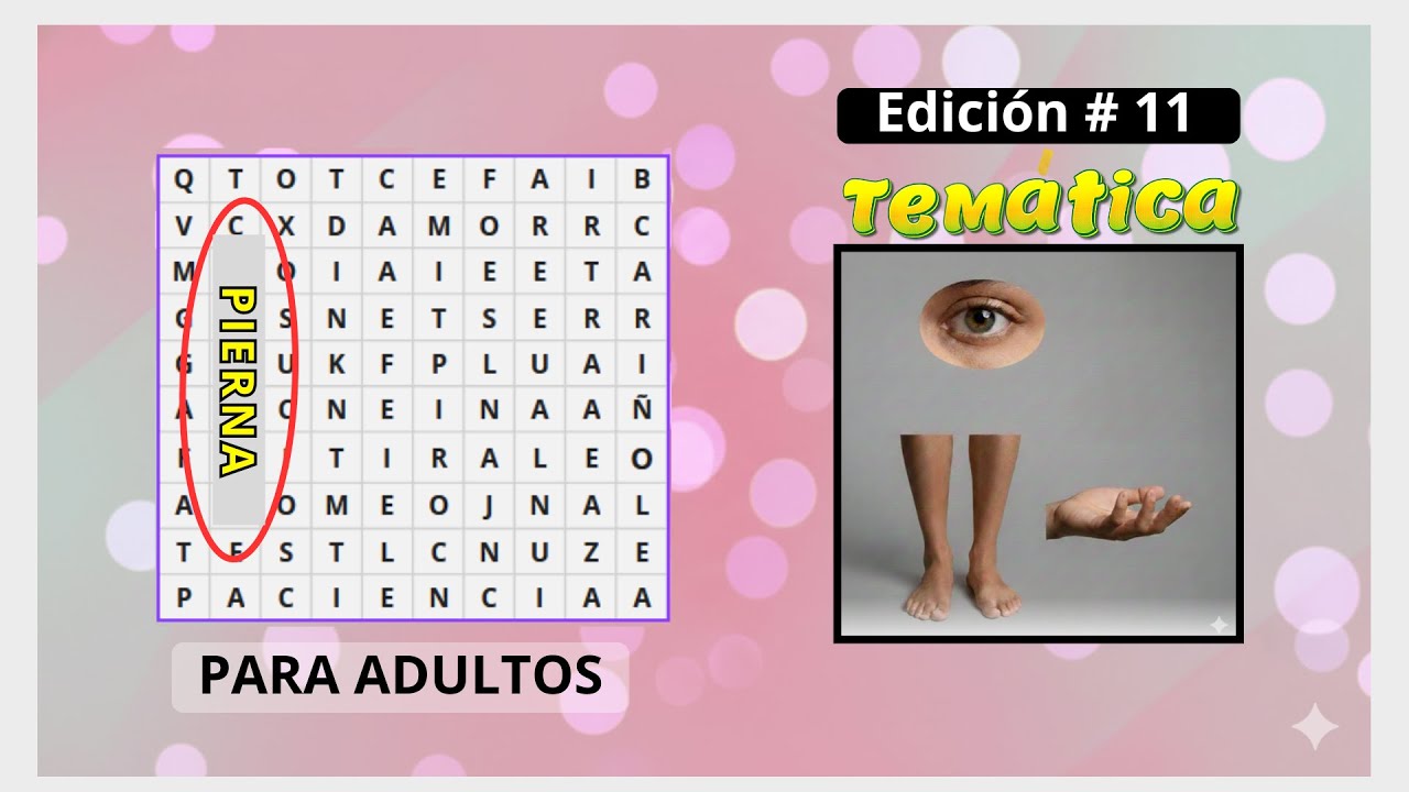 Sopa de Letras del Cuerpo Humano 🧠 | Ejercicio Mental.