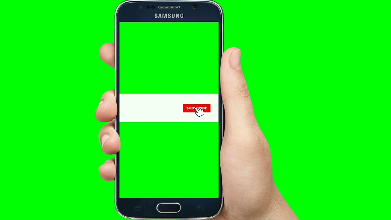Subscribe and bell icon intro Green screen without copyright/beautiful Subscribe button intro