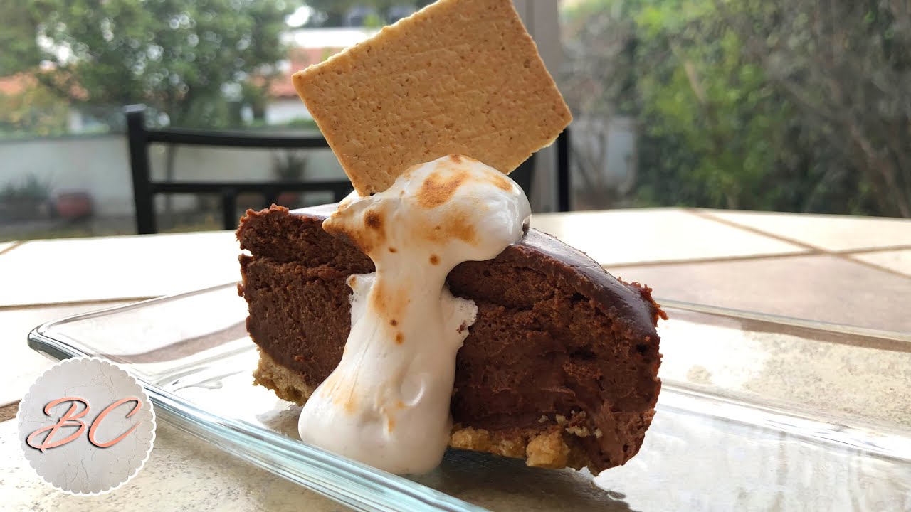 Cheesecake de chocolate y bombon