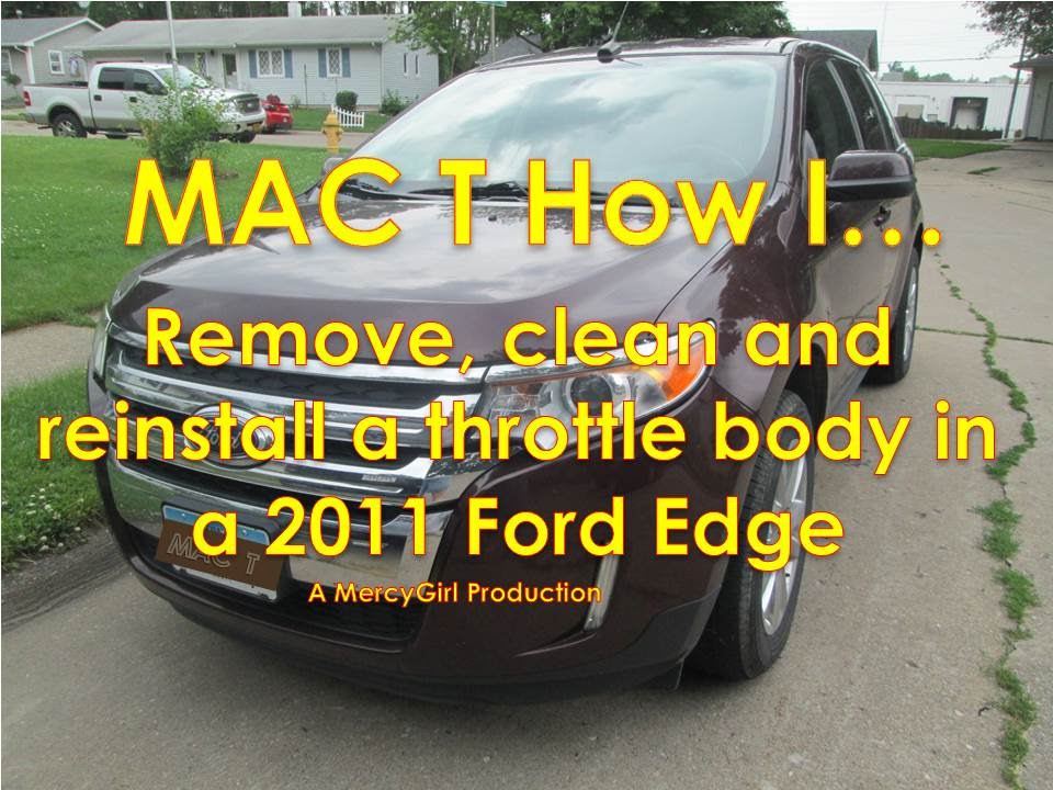 Снятие и установка корпуса дроссельной заслонки Ford Edge 2011 года