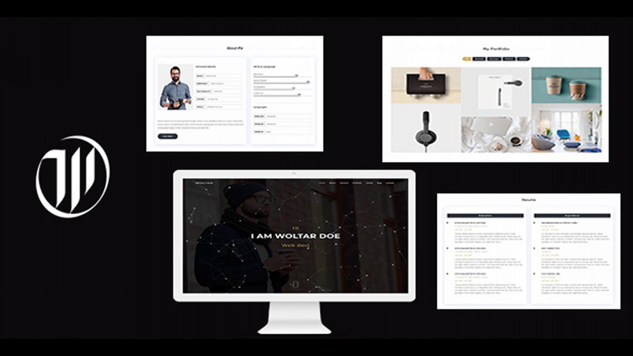 Woltar - Personal One Page Template | Themeforest Website Templates and Themes