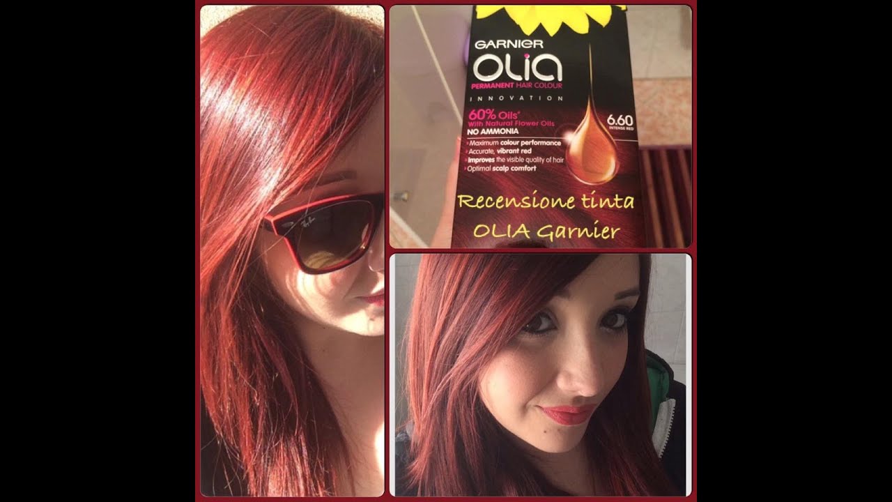 REVIEW: Tinta per capelli Rosso intenso GARNIER OLIA. Le mie impressioni..