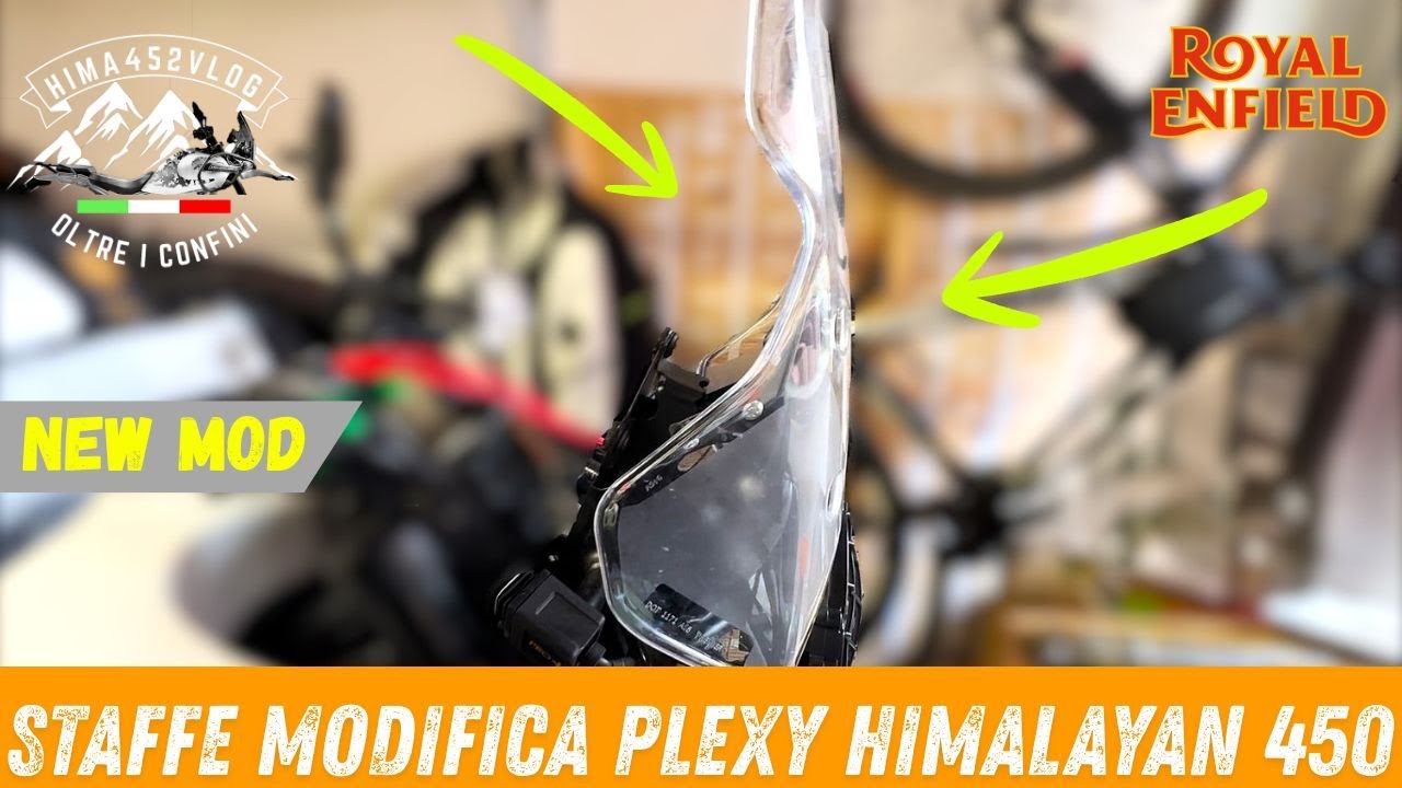 🛠️Tutorial installazione staffe (e presentazione) per modifica Cupolino Himalayan 450🔥| Hima452Vlog