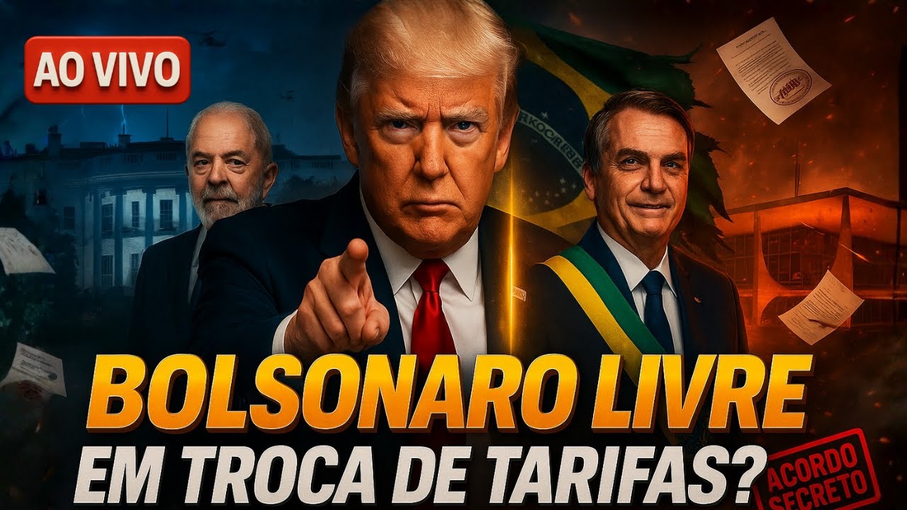 💣 BOMBA! BOLSONARO LIVRE EM TROCA DE TARIFAS?