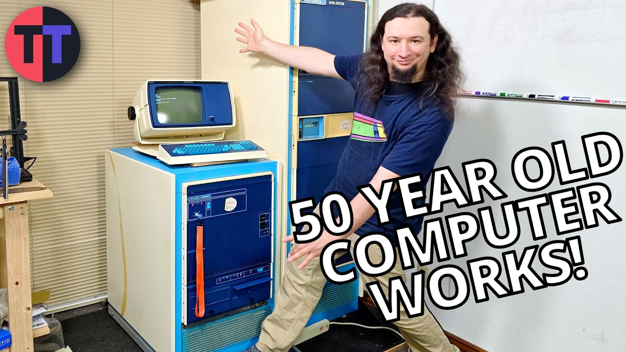 Using a 50 Year Old Computer - Data General microNOVA is Done