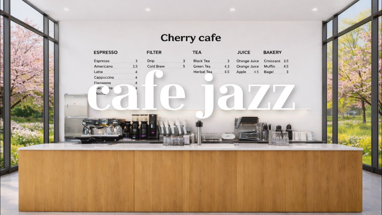 Cafe Jazz Playlist ☕ 봄 카페에 어울리는 부드러운 재즈 음악 🎶🌸