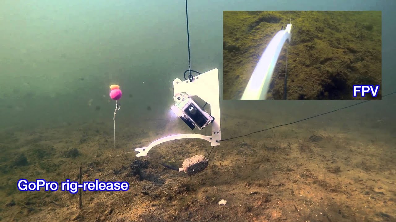 DJI Phantom2 winch camera with rig release for carp fishing
