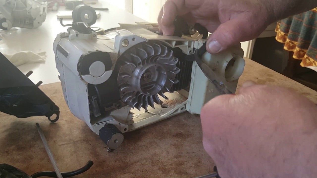 TRONCONNEUSE ELAGUEUSE STIHL MS 200 T MODIFICATION TUYAU IMPULSION.