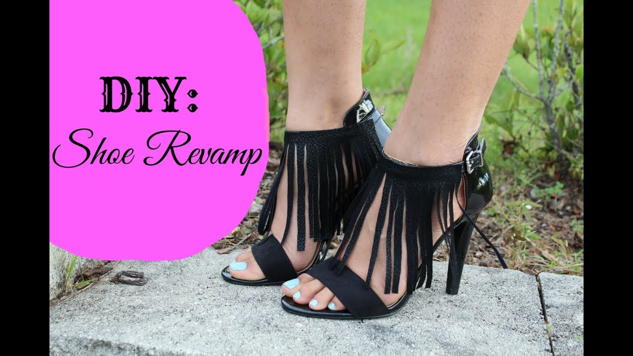 DIY: Fringe Heels