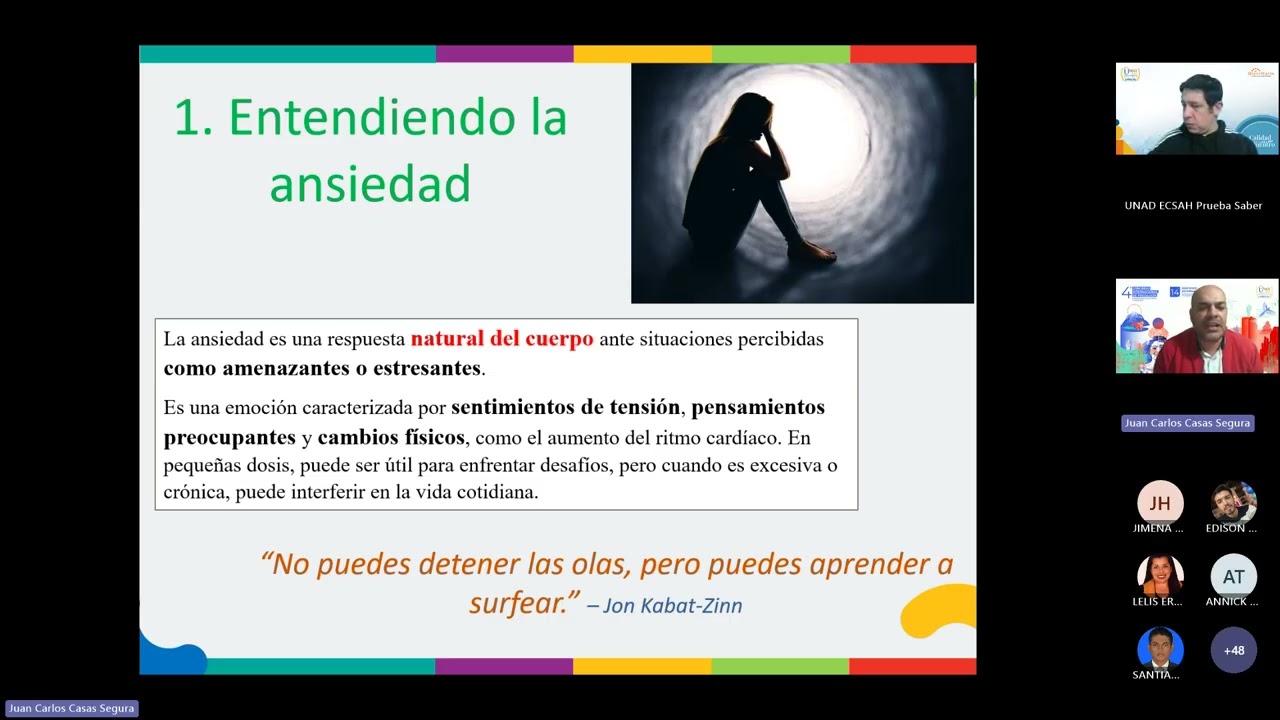 Encuentros de preparación Saber Pro - Manejo de la ansiedad
