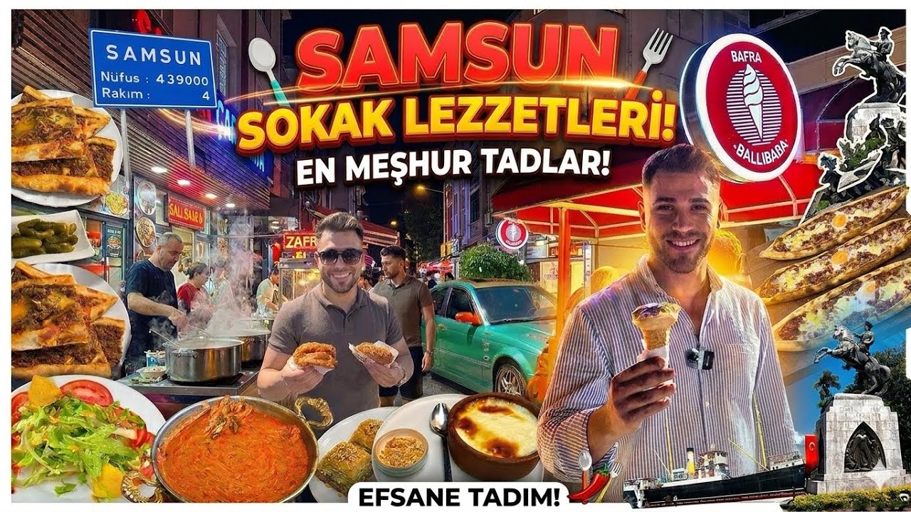 SAMSUN SOKAK LEZZETLERİNİ DENEDİK!