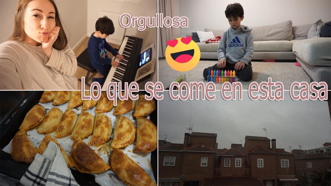 Esto es lo que se come en mi casa  | Empanadillas recordando a mi suegro | Tocando el piano como el