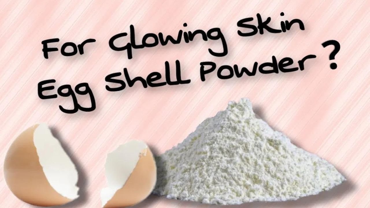 Egg Shell Powder on my face | this happened