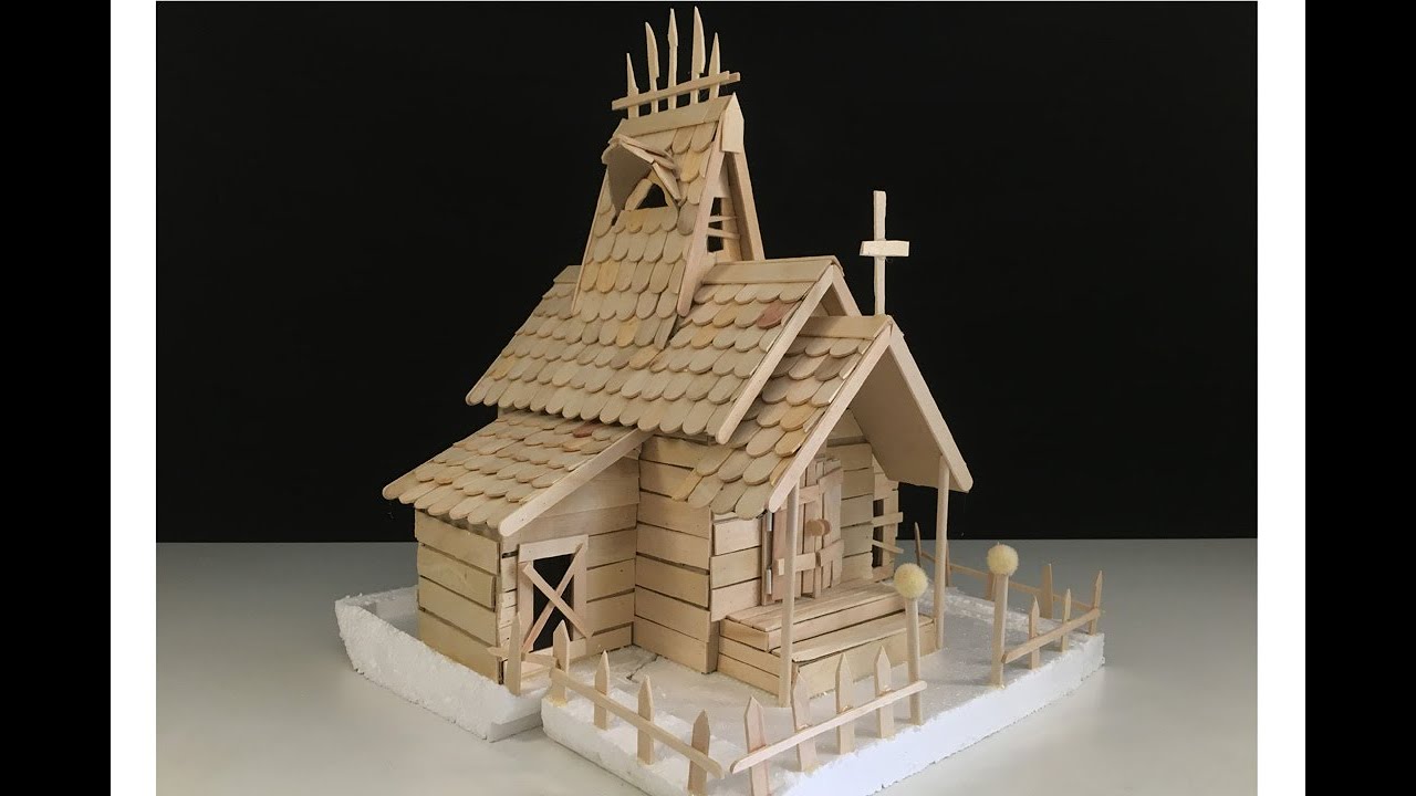 Building Popsicle Stick House