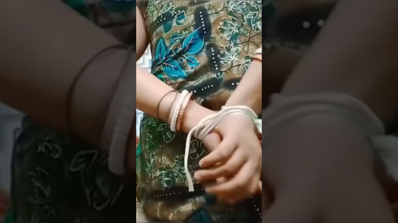 Mom Hands Tied Backside |escape challenge #handstied#escape#punishmentchallenge#rope#tied#funny#love