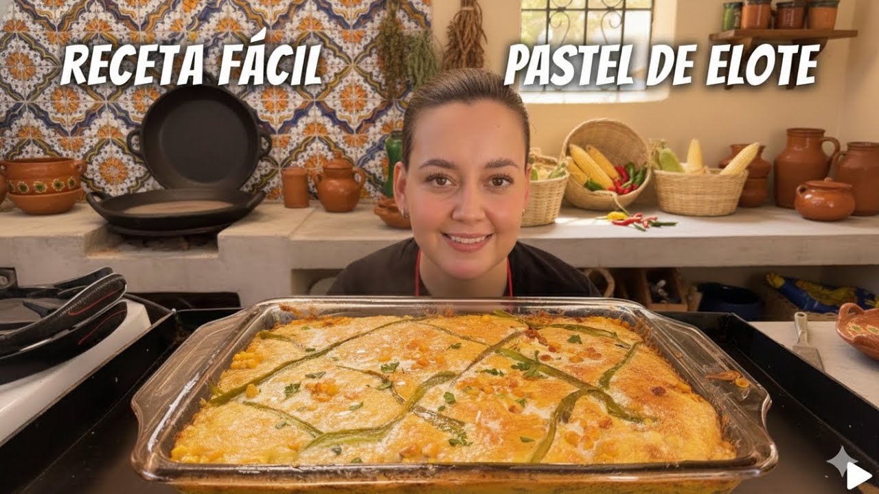 Pastel de Elote con La Crema Secreta 
