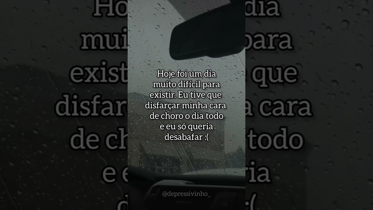 HOJE FOI UM DIA MUITO DIFICIL DE EXISTIR !!! #shorts