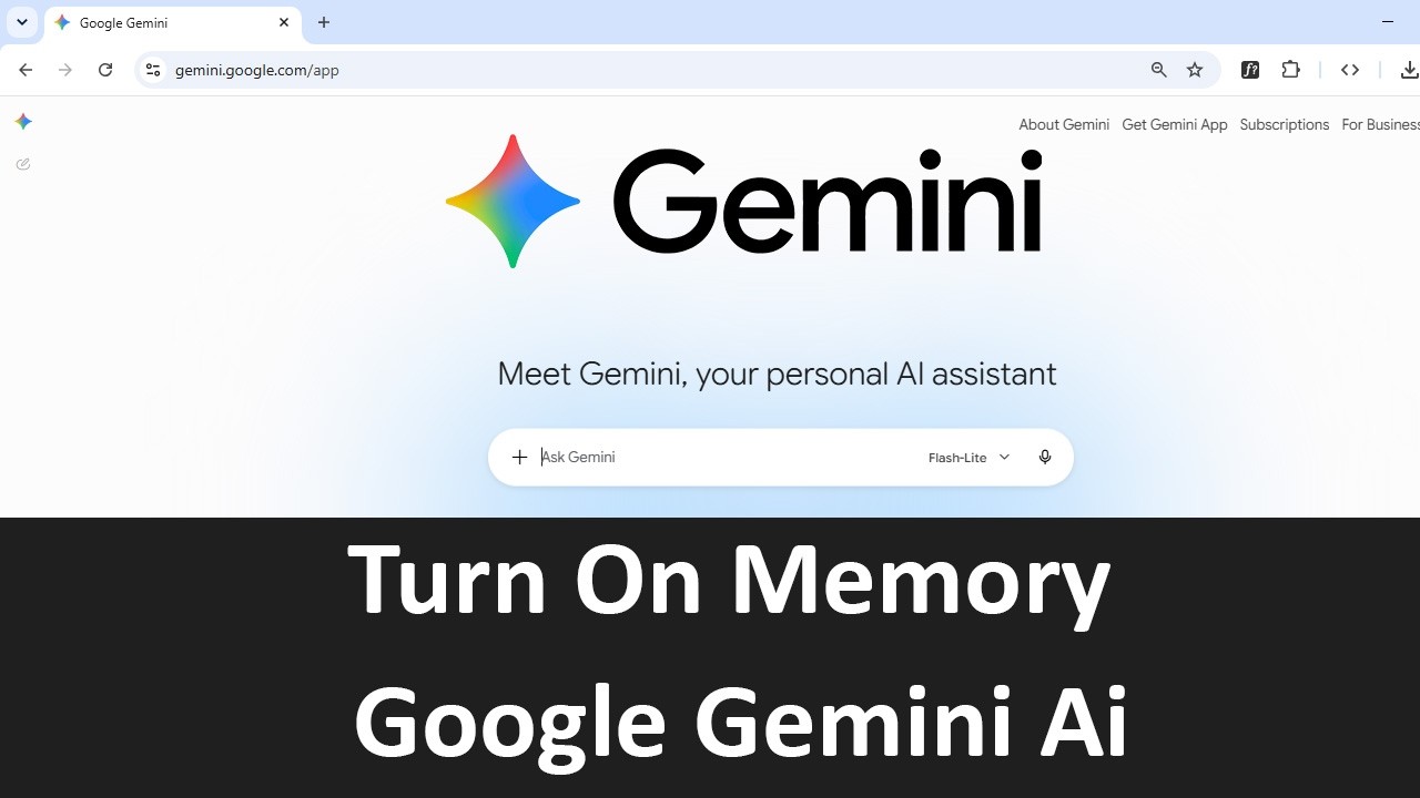 How to Turn On Memory Google Gemini Ai?