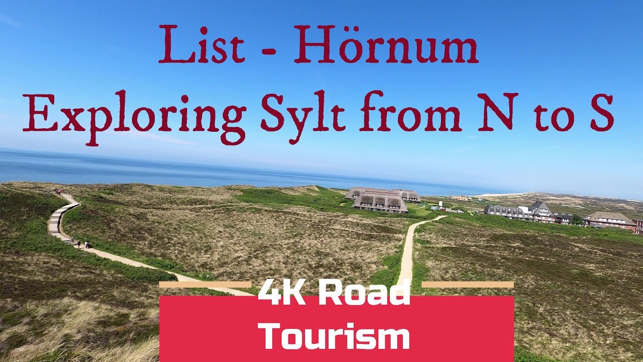 Driving Germany: L24 List - H&ouml;rnum - 4k scenic drive along the whole west coast of Sylt from N to S