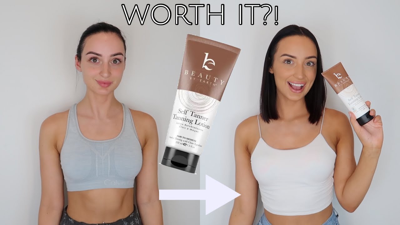 Beauty by Earth Self Tanner Tanning Lotion Honest Review + Demo + First Impression | Self Tan Review