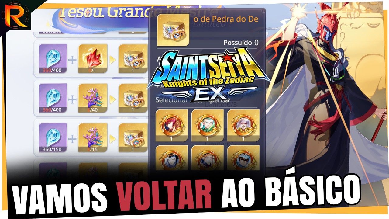 MEU MAIOR ARREPENDIMENTO NO SAINT SEIYA EX