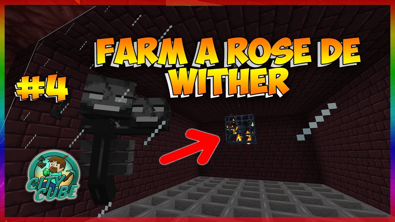 Skyblock #4: Farm à Rose de Wither 1.15.2