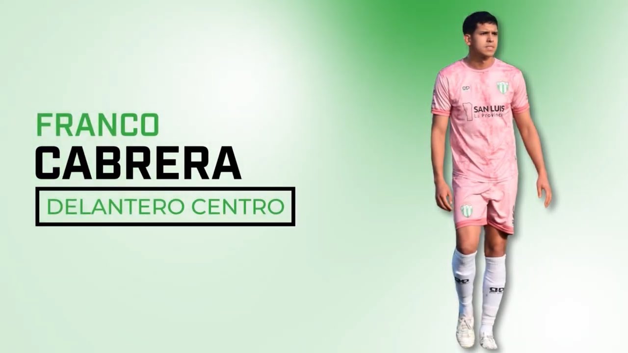 Franco Cabrera - Delantero centro - 2025
