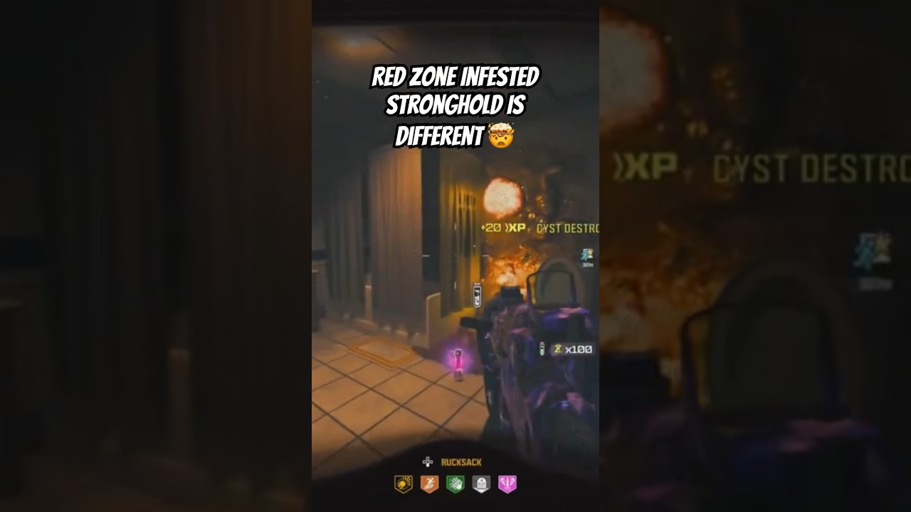 Red Zone Infested Stronghold is different in MWZ 🧟&zwj;♀️ #mwz #mw3