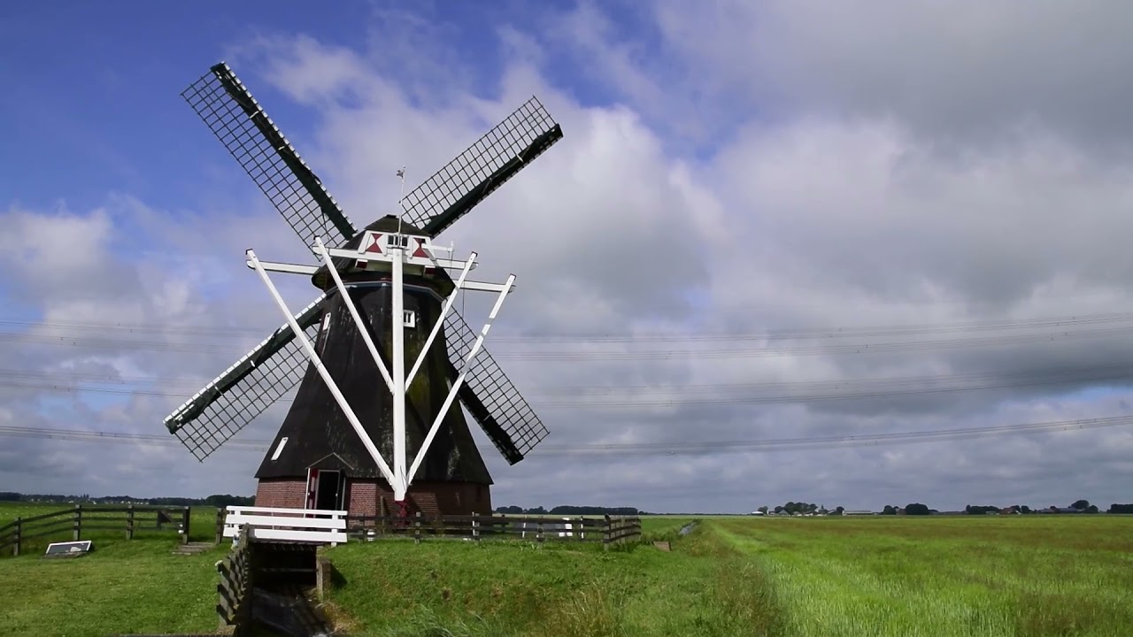 Molen van de grote polder en de Noordermolen