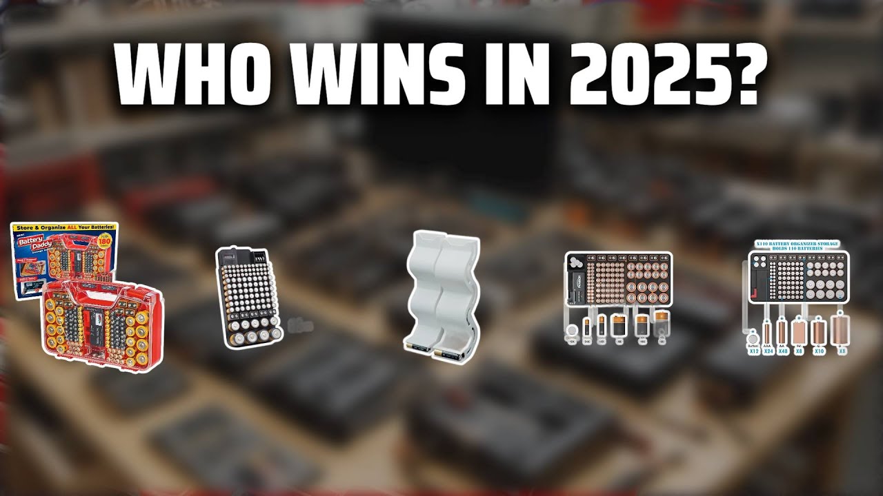 The Top 5 Best Battery Organizer in 2025 - Must Watch Before Buying!
